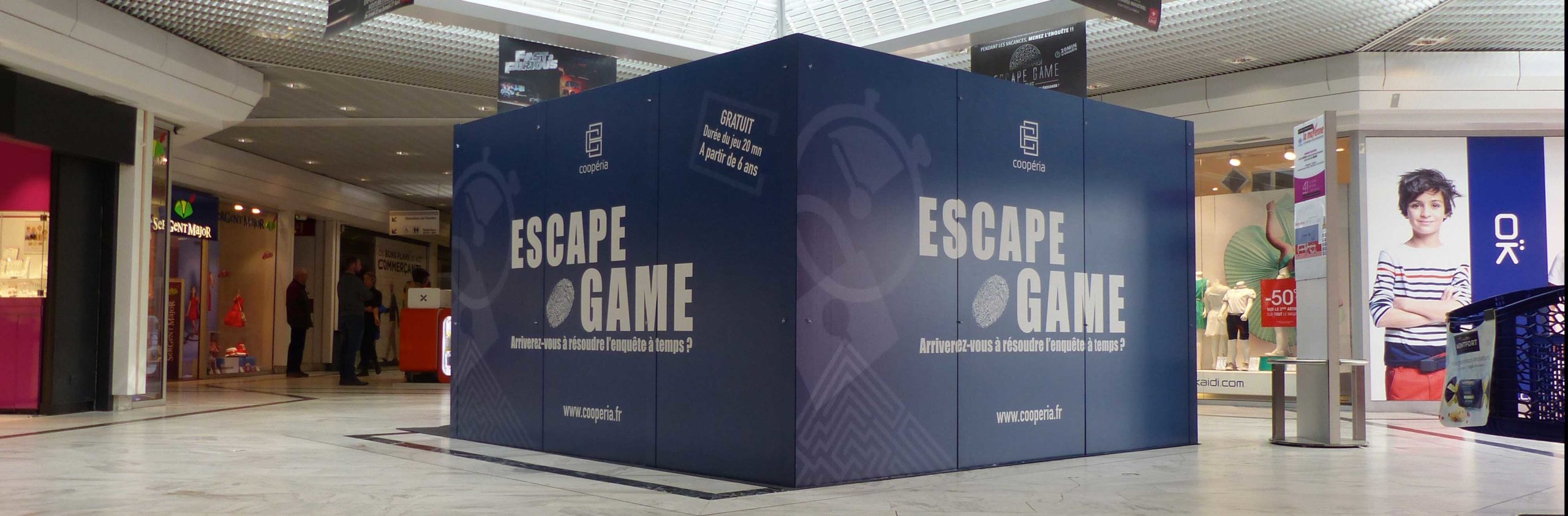 Escape Game pour centres commerciaux