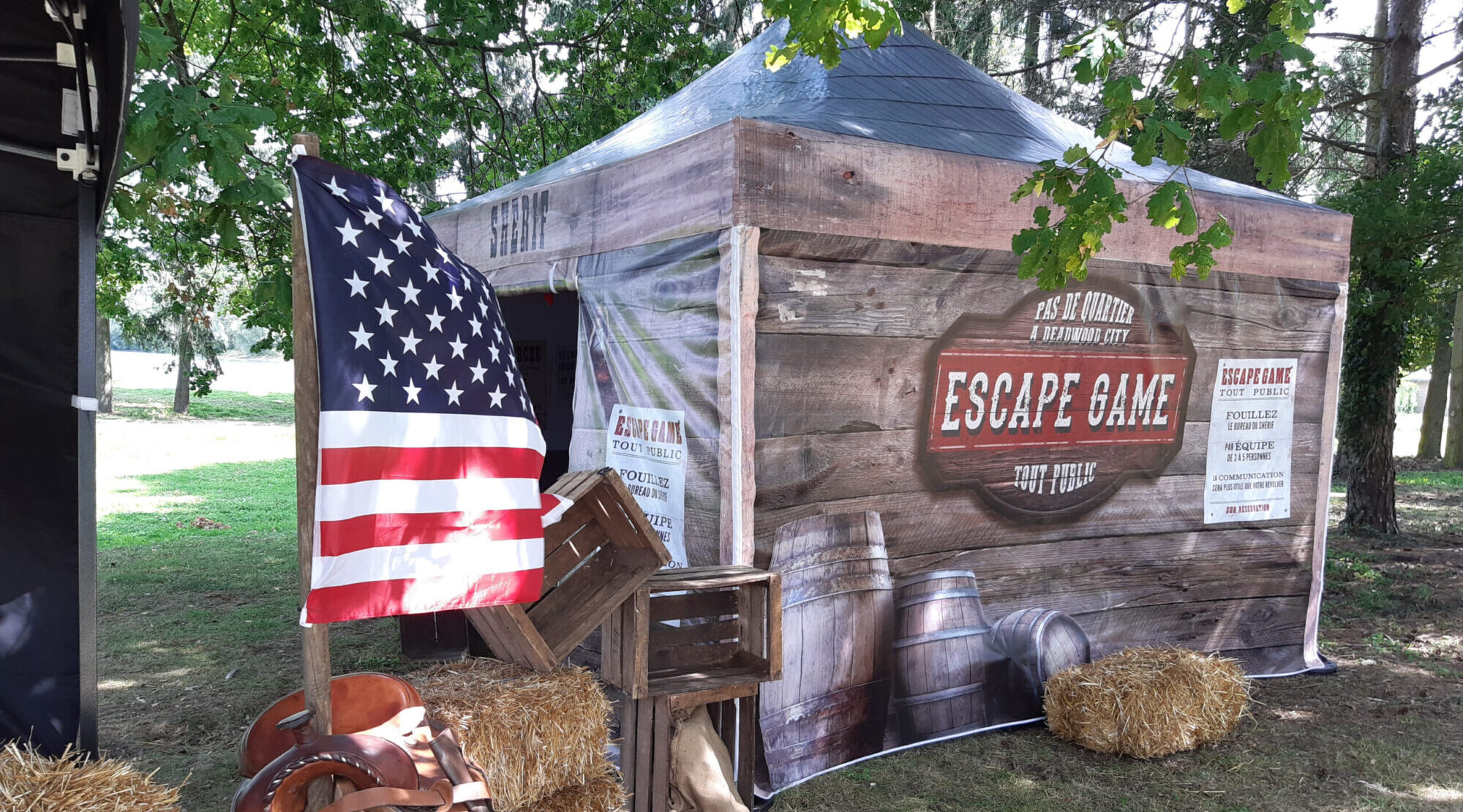 Catalogue de jeux clés en main Escape Room Nomade Western