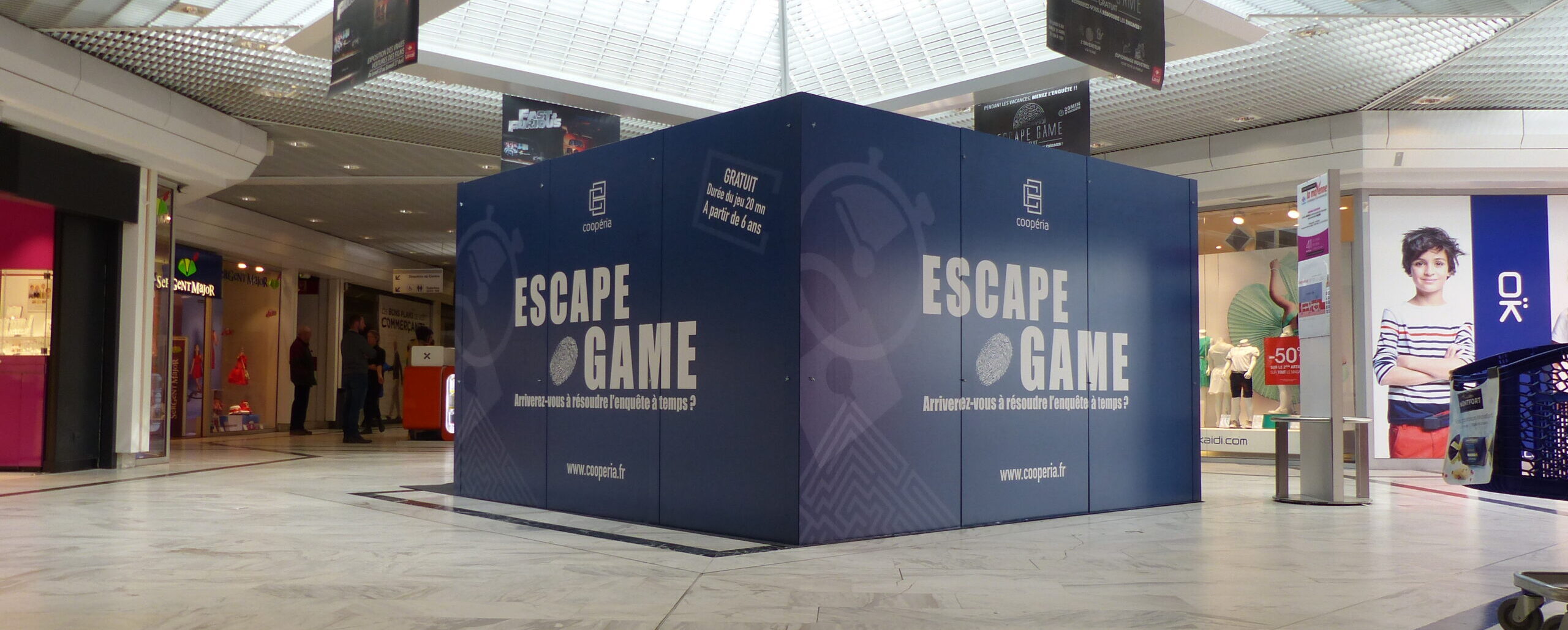 Escape Game pour centres commerciaux